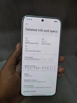 New Xiaomi Redmi Note 15 Pro 256 GB