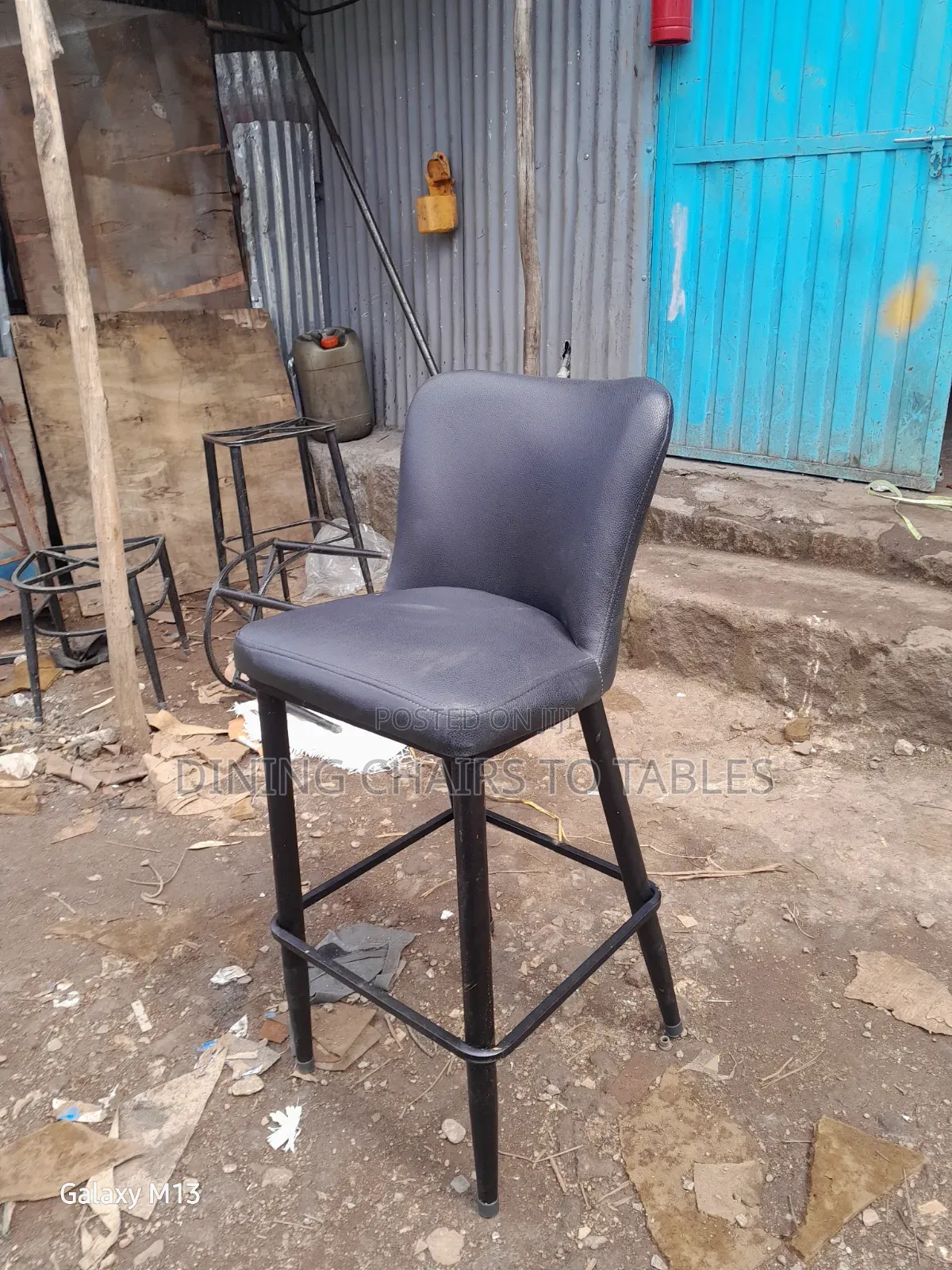 Modern Leather Bar  Lounge Chairs