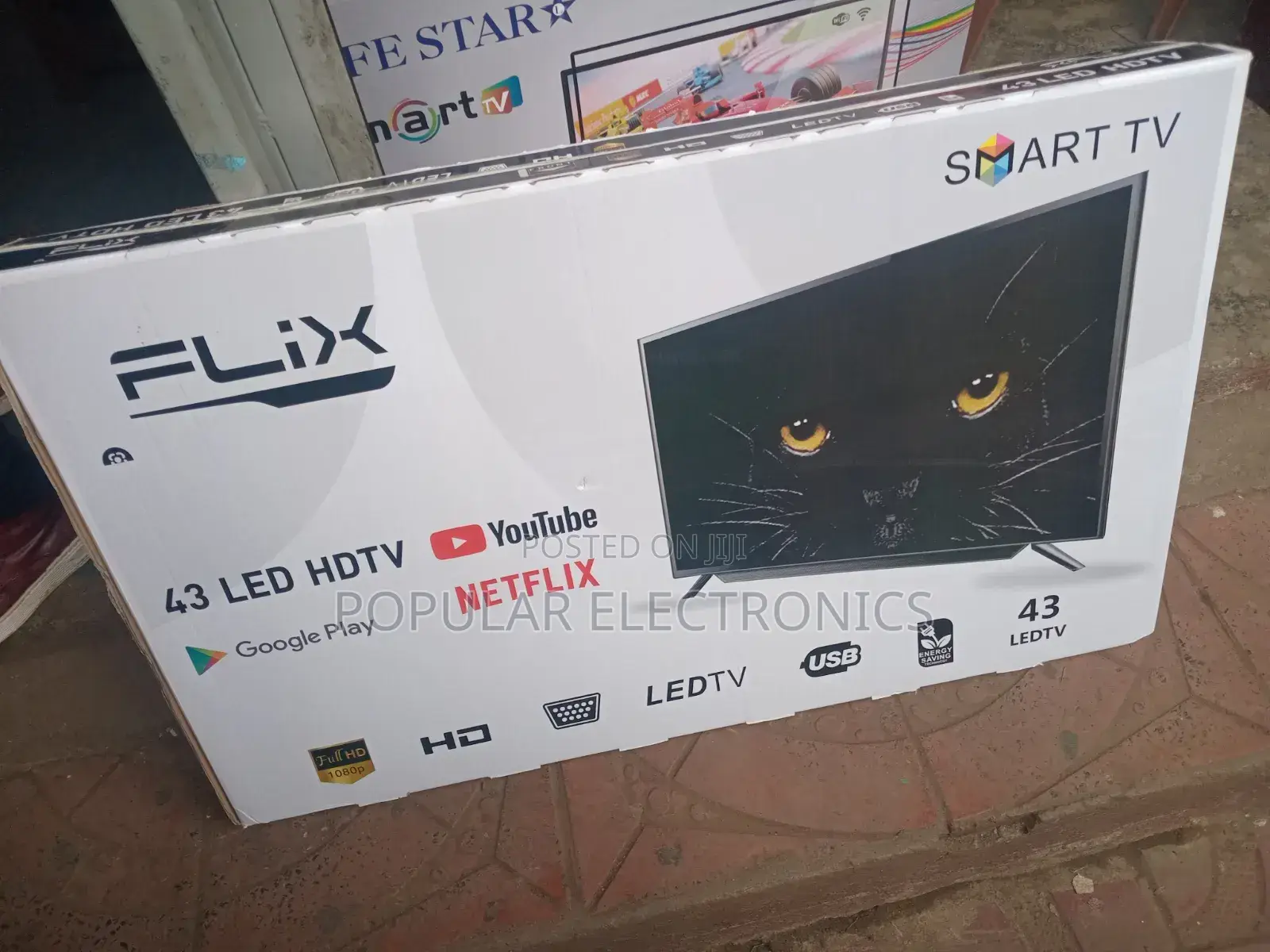 Flix 43inch TV Smart Android New 20 26 Model