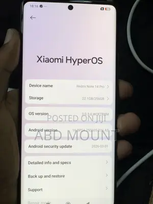 New Xiaomi Redmi Note 14 Pro+ 256 GB Gray