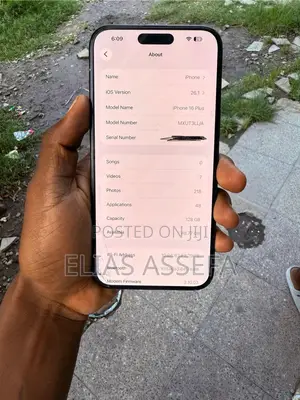 Apple iPhone 16 Plus 128 GB Black