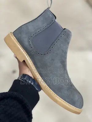 Mens Chelsea Boots Casual Suede Material