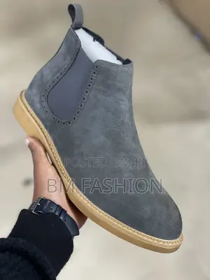 Mens Chelsea Boots Casual Suede Material