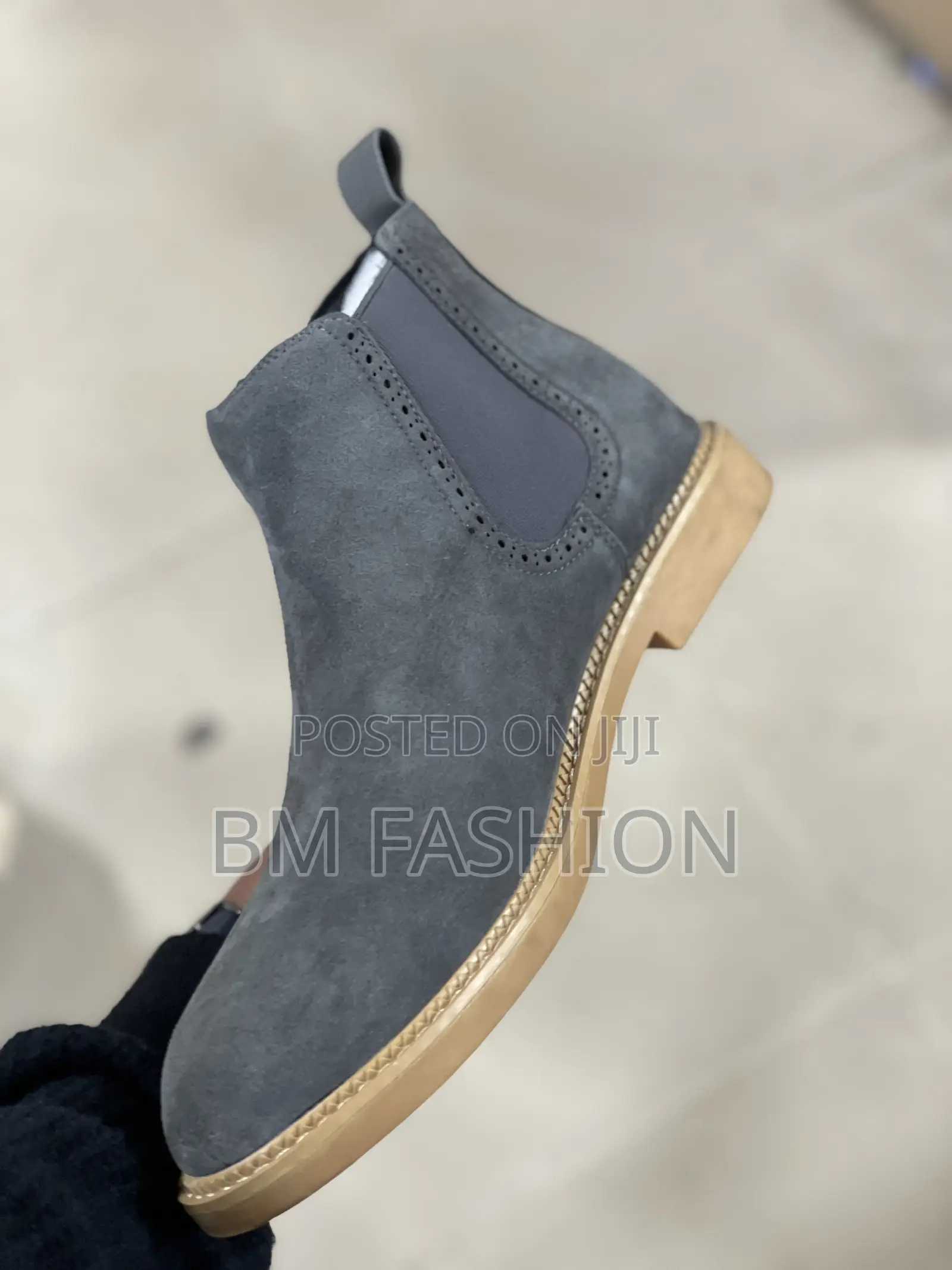 Mens Chelsea Boots Casual Suede Material