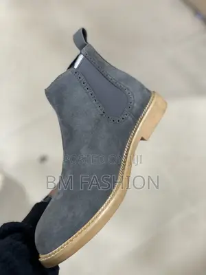 Mens Chelsea Boots Casual Suede Material