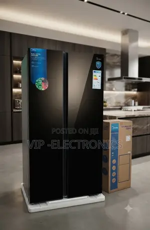 Midea Refrigerator 710 Side-by-Side Designed With Dual Super Cooling