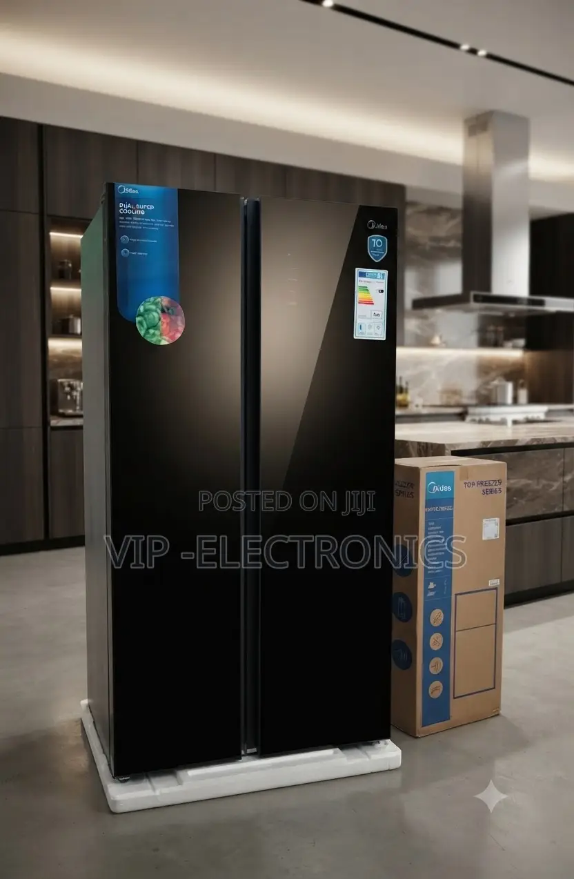 Midea Refrigerator 710 Side-by-Side Designed With Dual Super Cooling