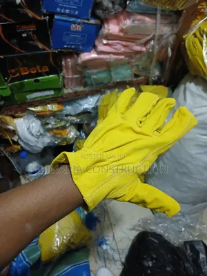 Leather Yellow Glove