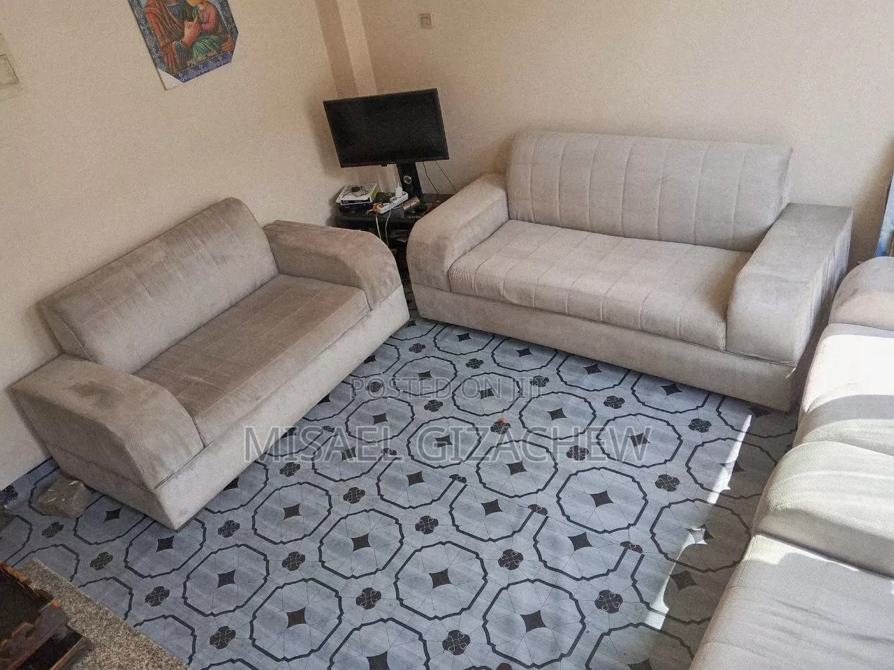 Used Sofa and TV Stand/ ሶፋ አና TV Stand