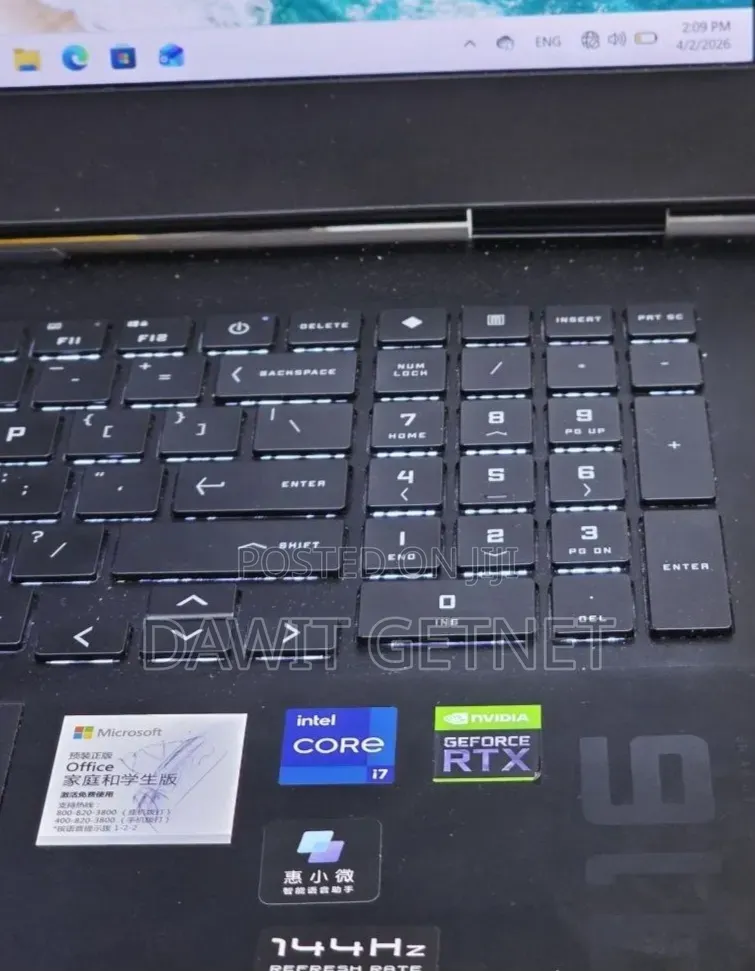 New Laptop HP Omen 16 16GB Intel Core i7 SSD 512GB