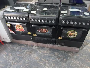 60+60 Stainless Steel Oven Lux