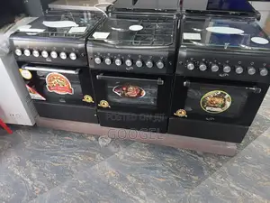 60+60 Stainless Steel Oven Lux