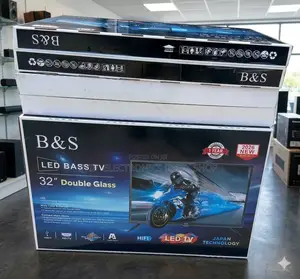 B S 32 Inch TV Double Glass LED Bass TV – High-Definition
