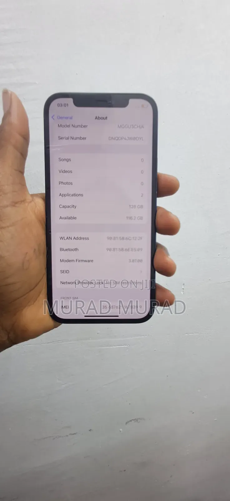 Apple iPhone 12 128 GB Black