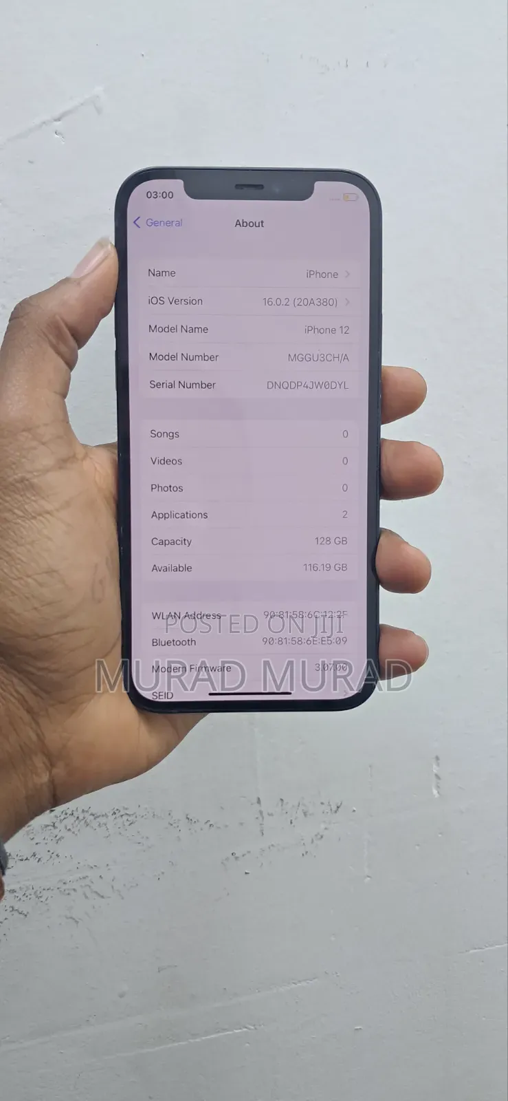 Apple iPhone 12 128 GB Black