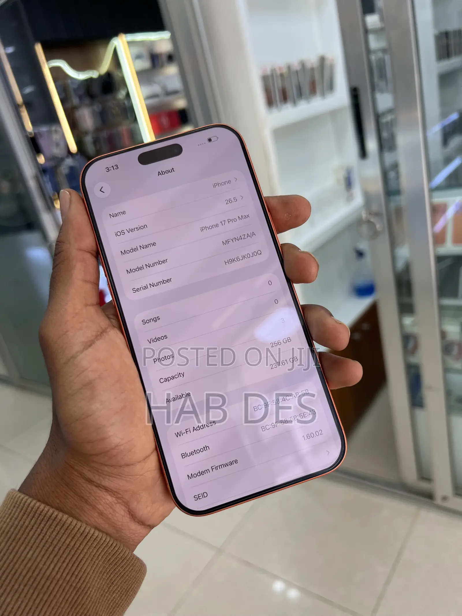 Apple iPhone 17 Pro Max 256 GB Orange