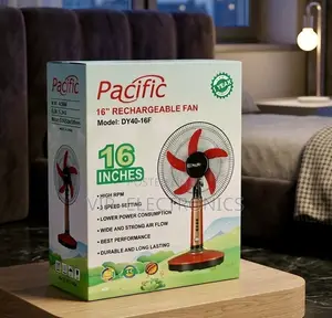 Pacific 16” Rechargeable Standing Fan