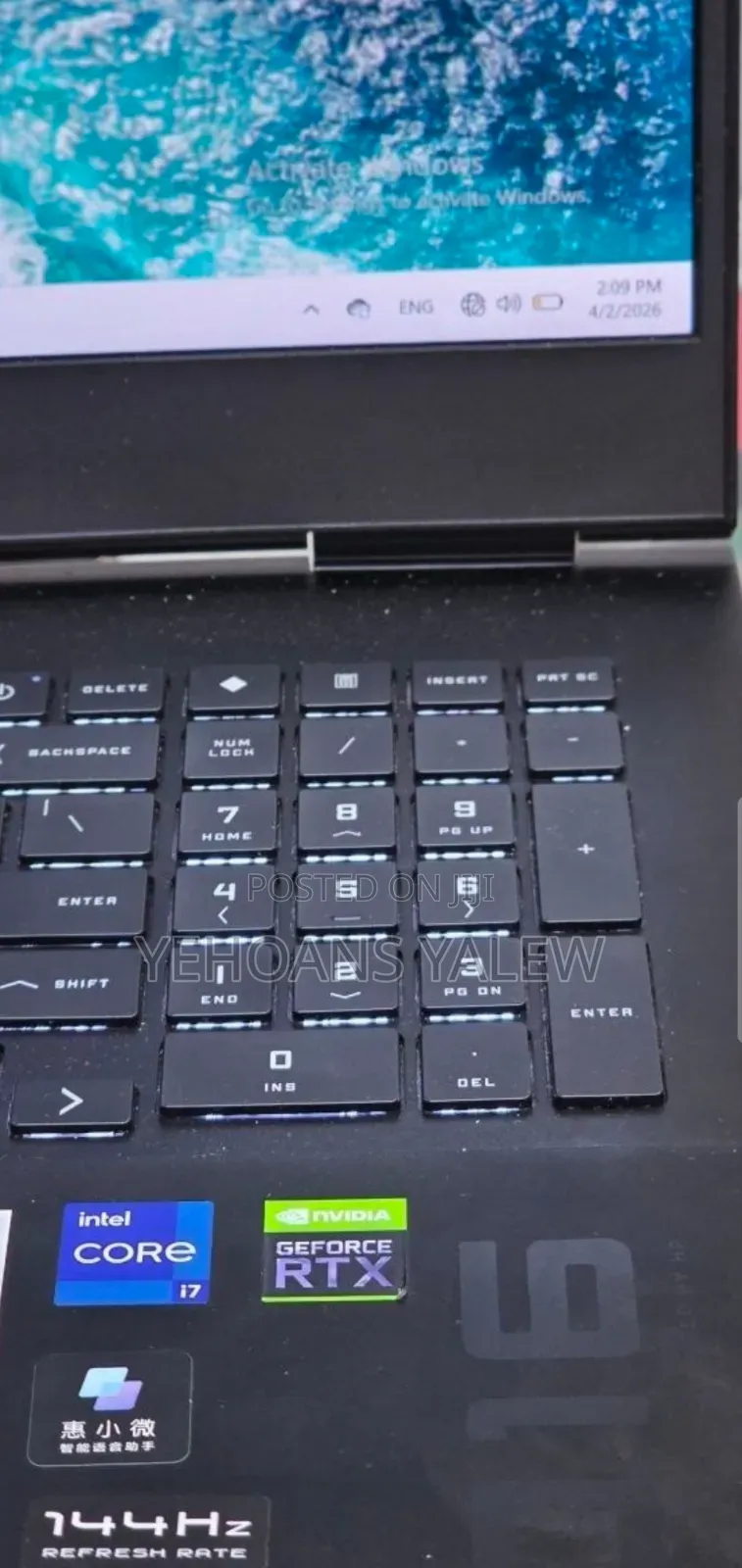New Laptop HP Omen 16 16GB Intel Core i7 SSD 512GB