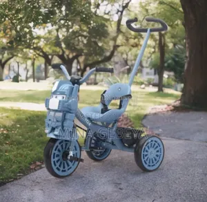 Baby Musical Tricycle With Parent Handle