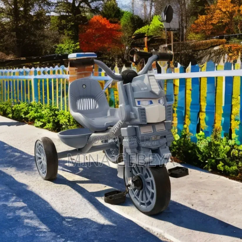 Baby Musical Tricycle With Parent Handle