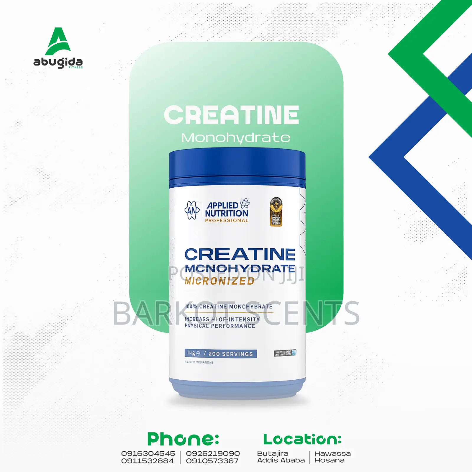 Creatine Monohydrate 300 Gram and 1 Kg