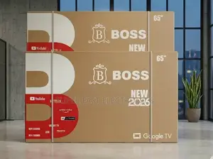 Boss 65 Inch TV Smart Google QLED Frameless TV (2026 Television