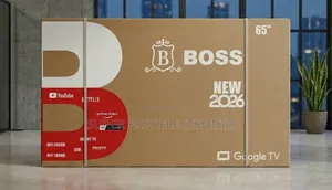 BOSS 65 Inch TV UHD Google Smart TV (2026 Model) – Frameless QLED