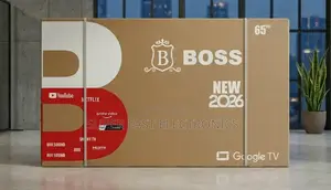 BOSS 65 Inch TV UHD Google Smart TV (2026 Model) – Frameless QLED