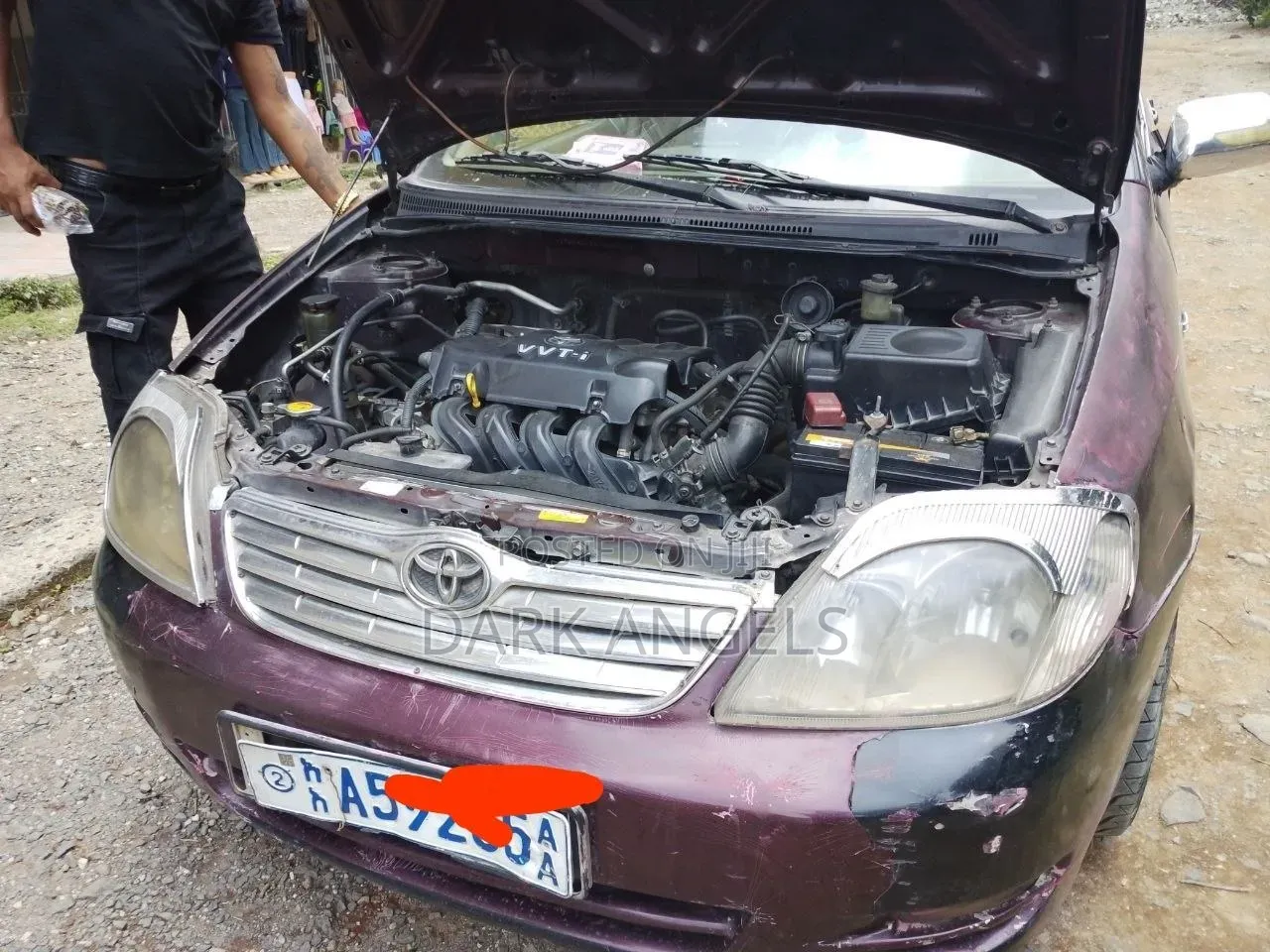 Toyota Corolla 2004 Burgundy
