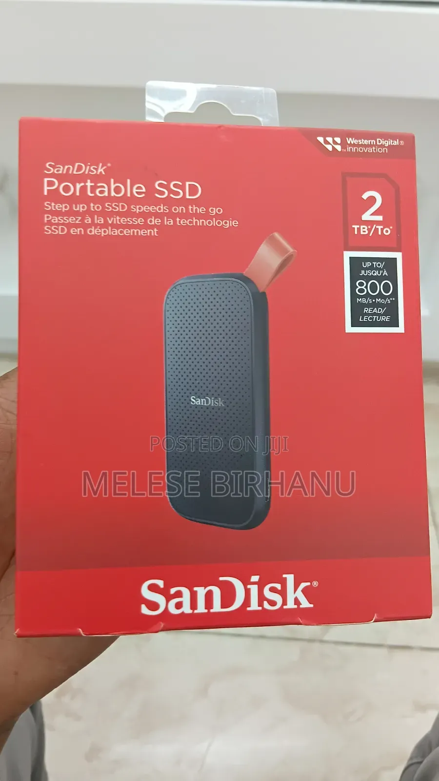 New Brand 2Tb Sandisk External Hard Disk