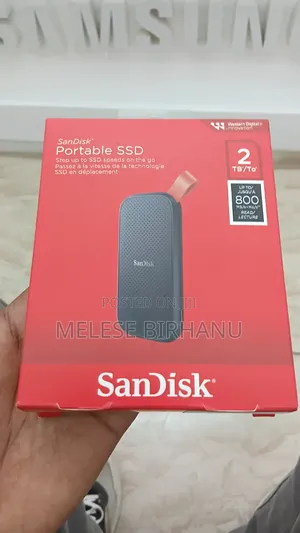 New Brand 2Tb Sandisk External Hard Disk