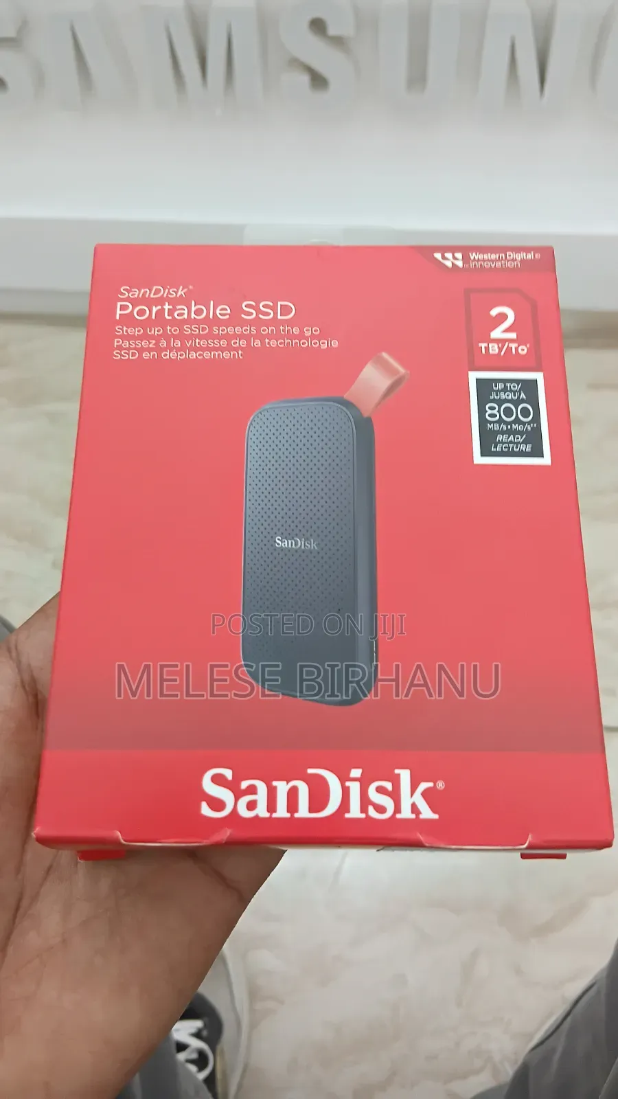 New Brand 2Tb Sandisk External Hard Disk