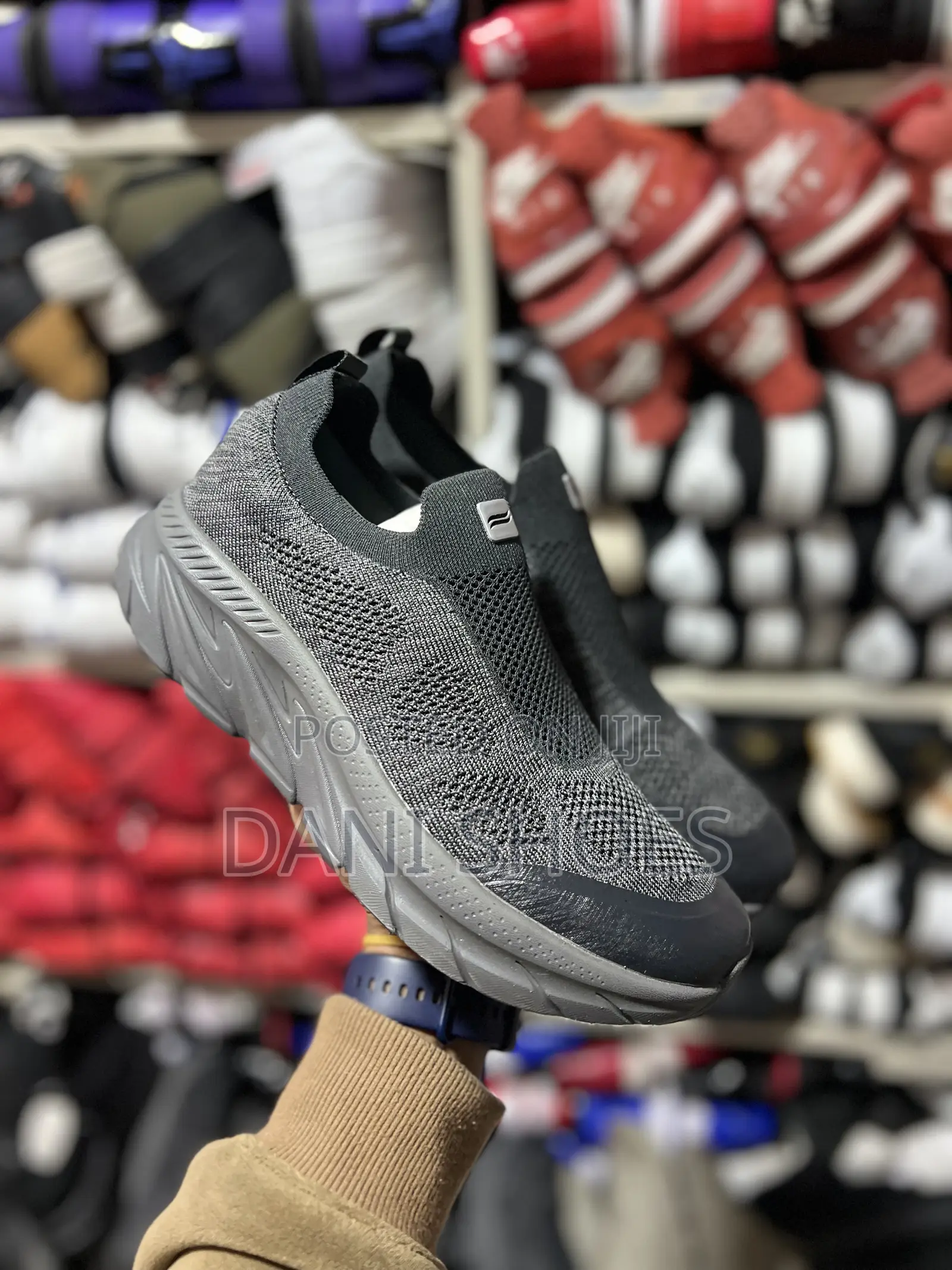 Goupu Unbranded or Replica Casual Knit Slip-on Sneakers