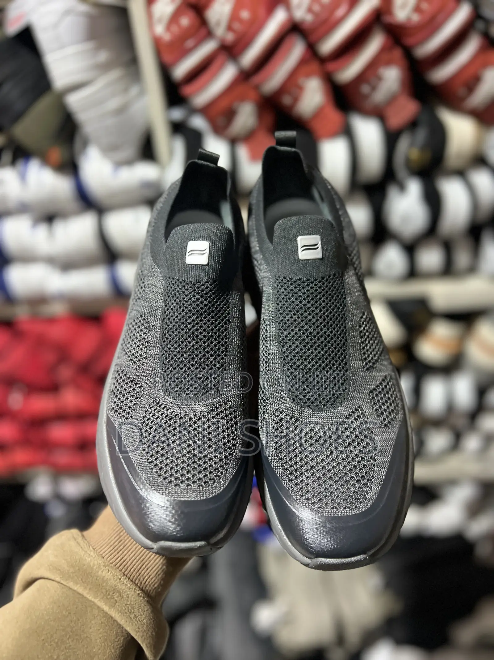Goupu Unbranded or Replica Casual Knit Slip-on Sneakers
