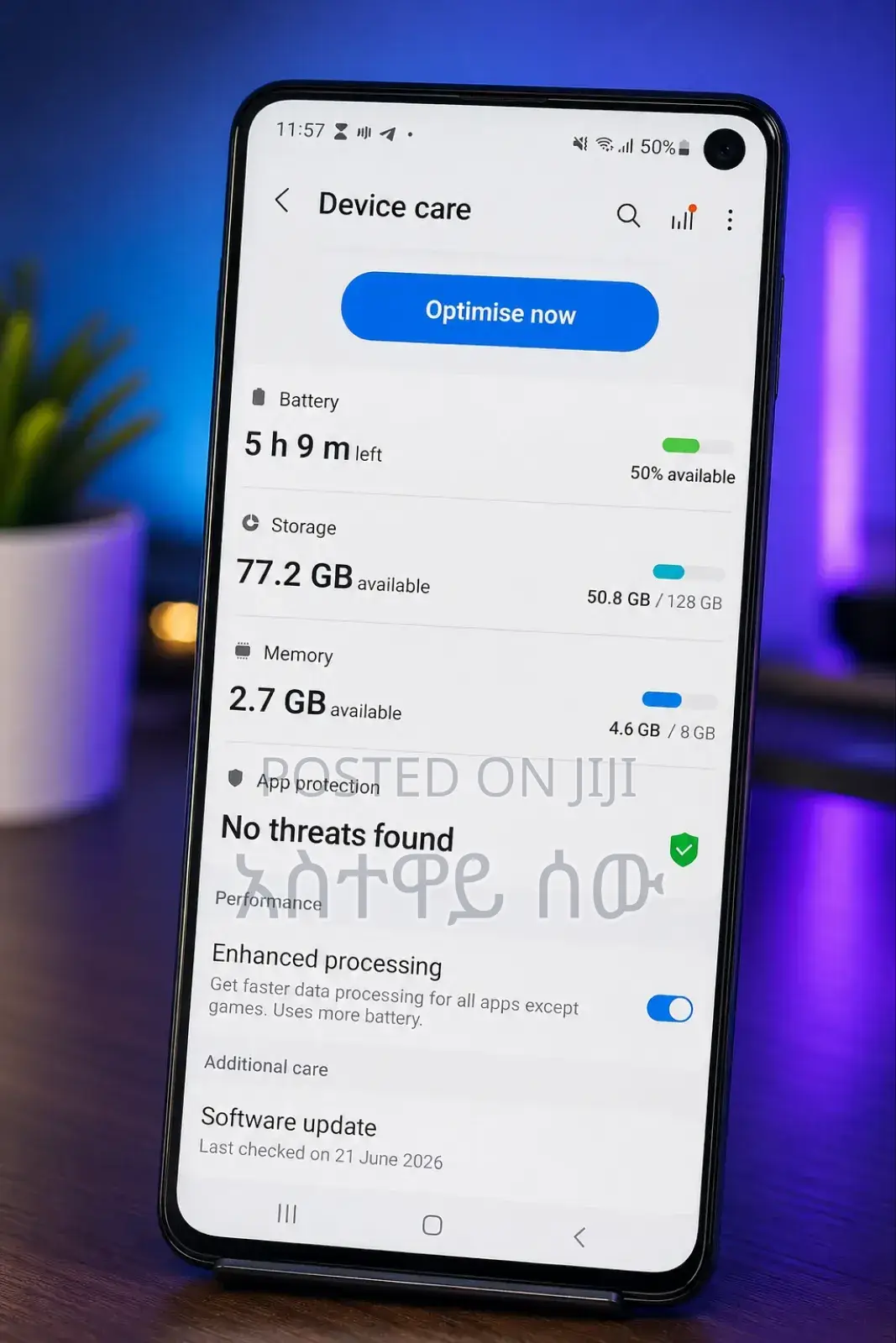 Samsung Galaxy S10 128 GB Blue