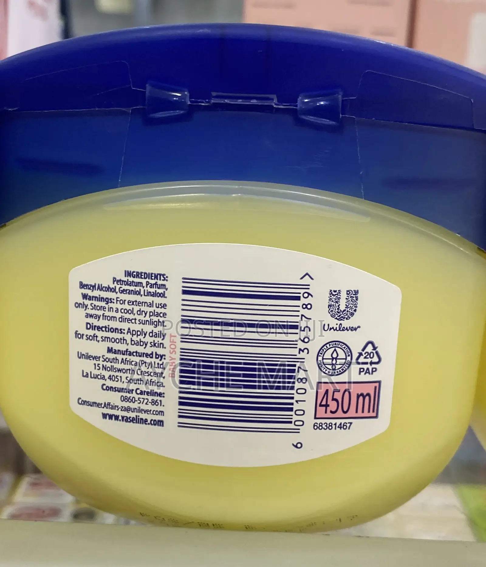 Blueseal Vaseline Baby