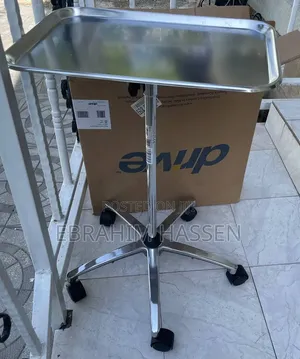 Drive Medical Mayo Instrument Stand With 5 Casters - Stainless Steel