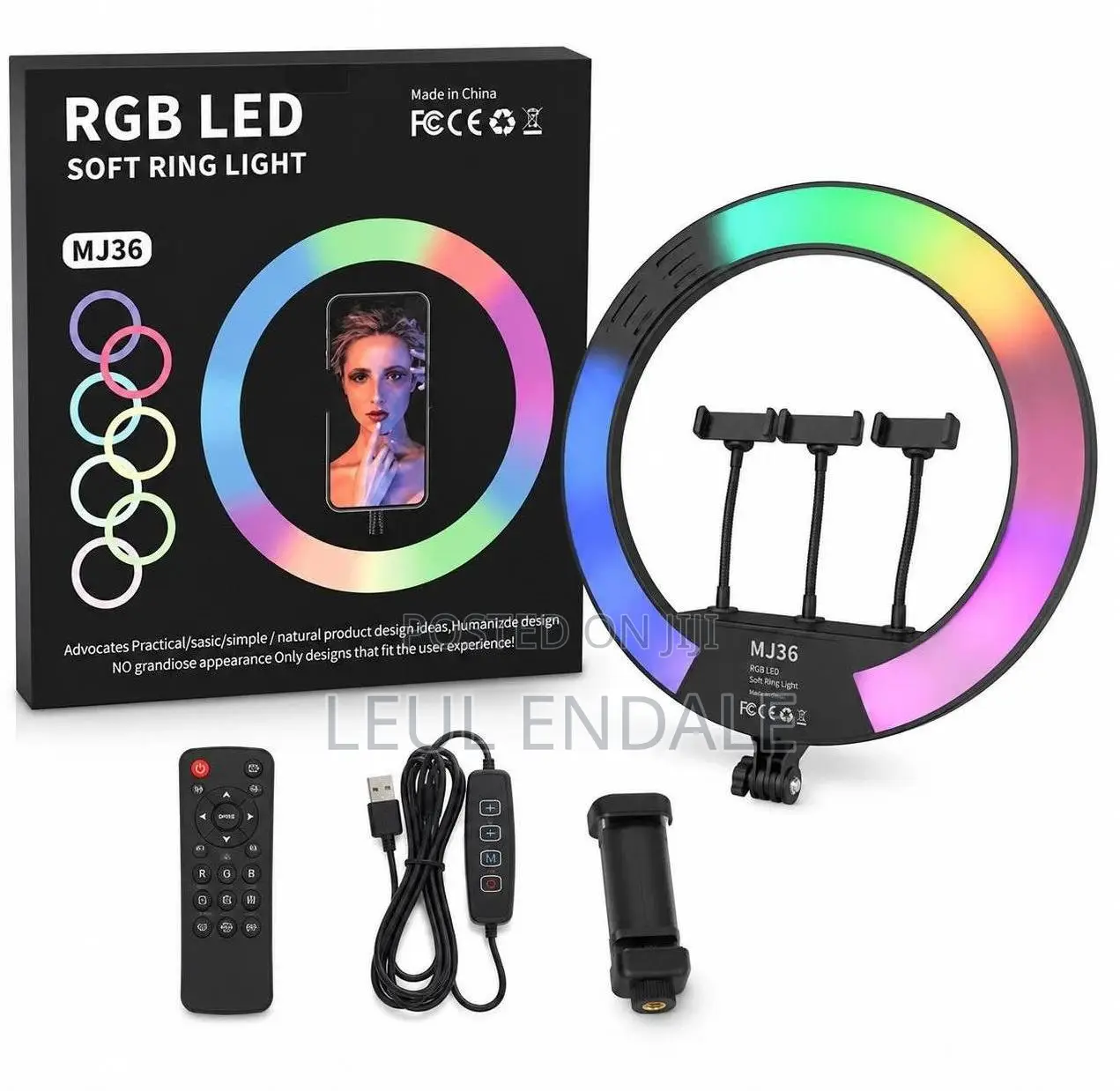 MJ36 RGB LED Soft Ring Light
