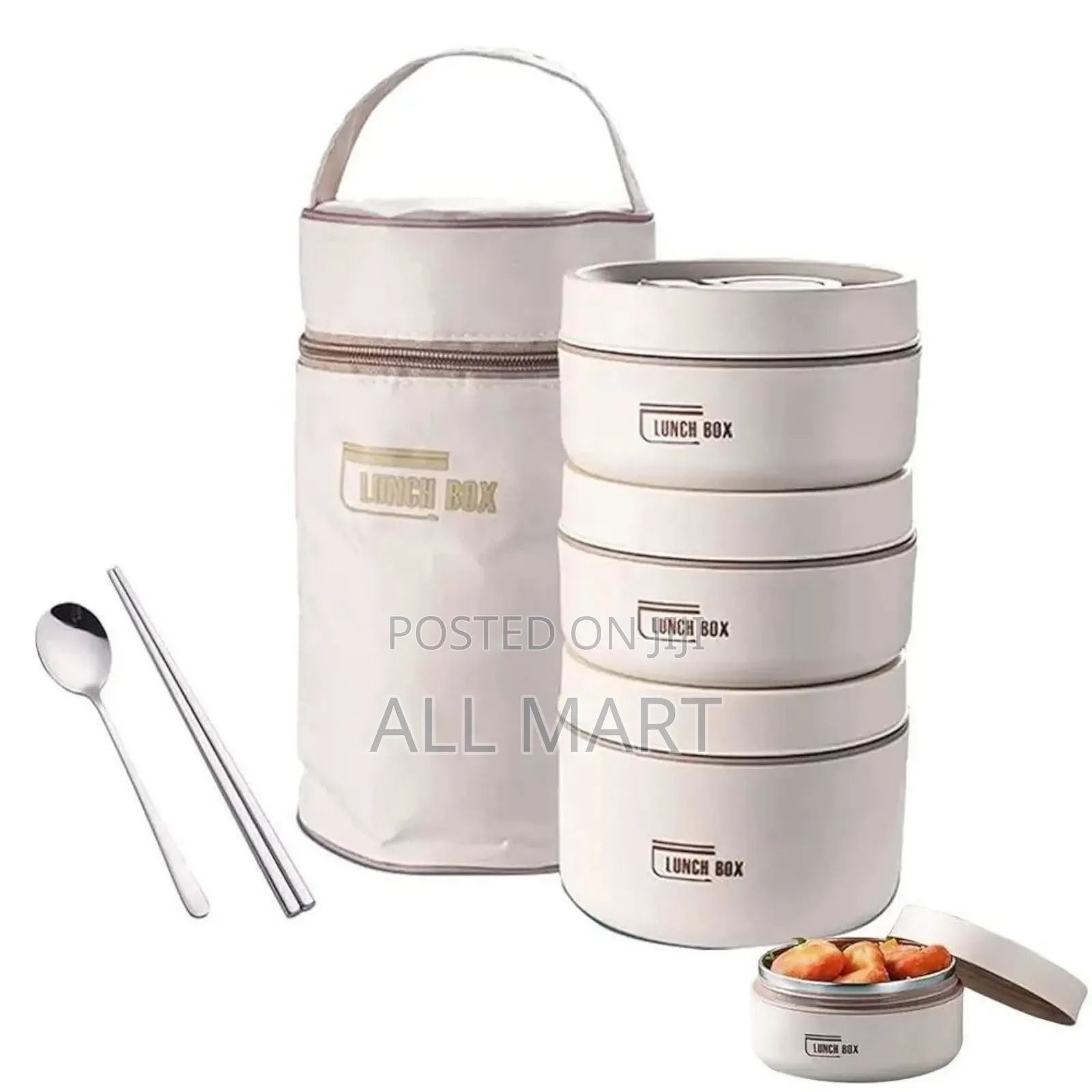 Isolated Lunch Box With Bag
