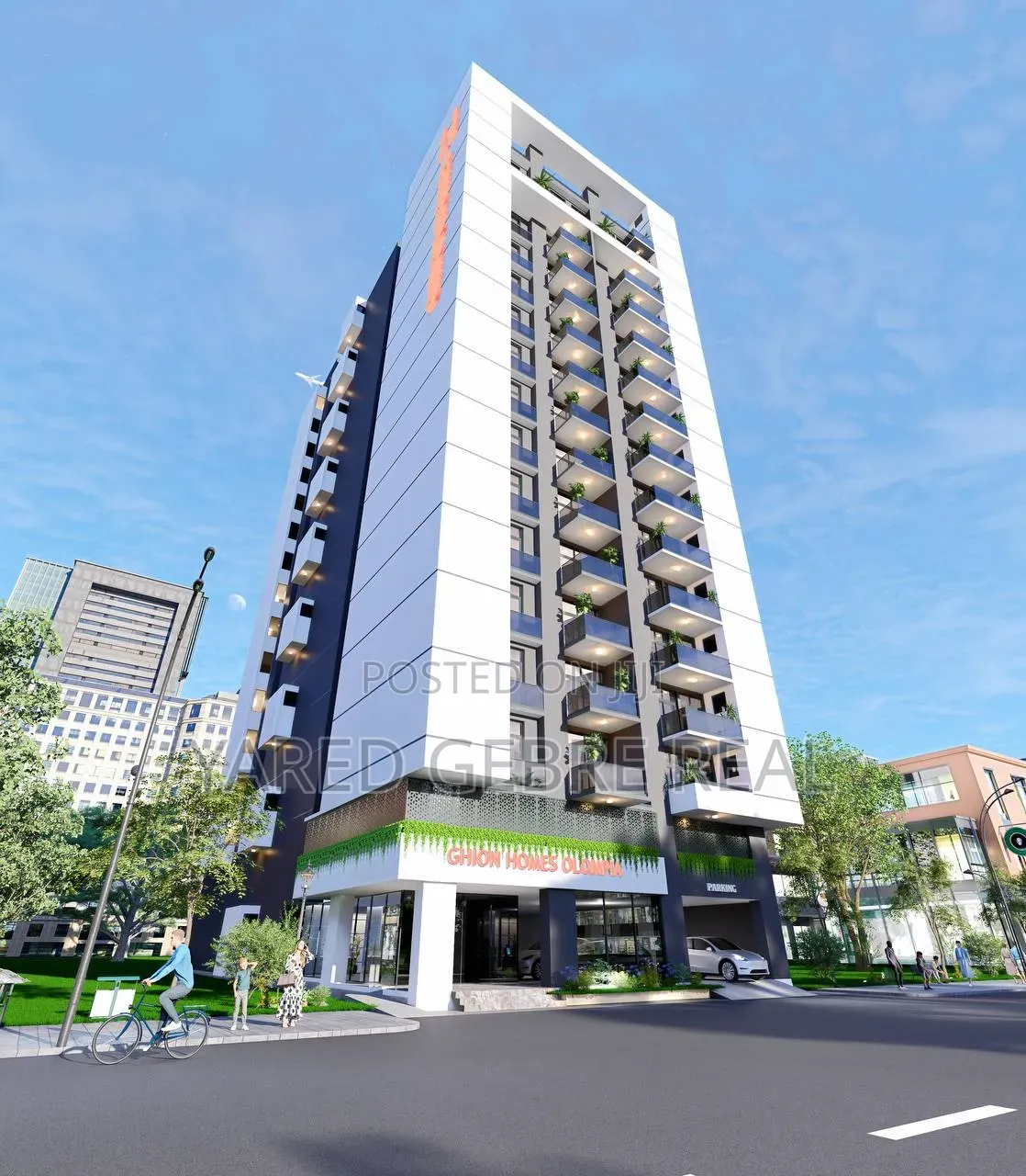 2bdrm Apartment in ደንበል ኦሎምፒያ Ghion, Bole for sale