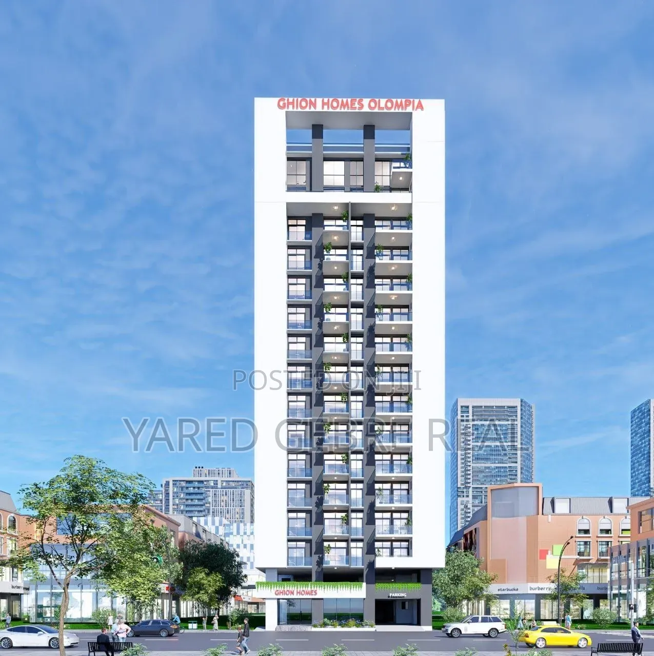 2bdrm Apartment in ደንበል ኦሎምፒያ Ghion, Bole for sale