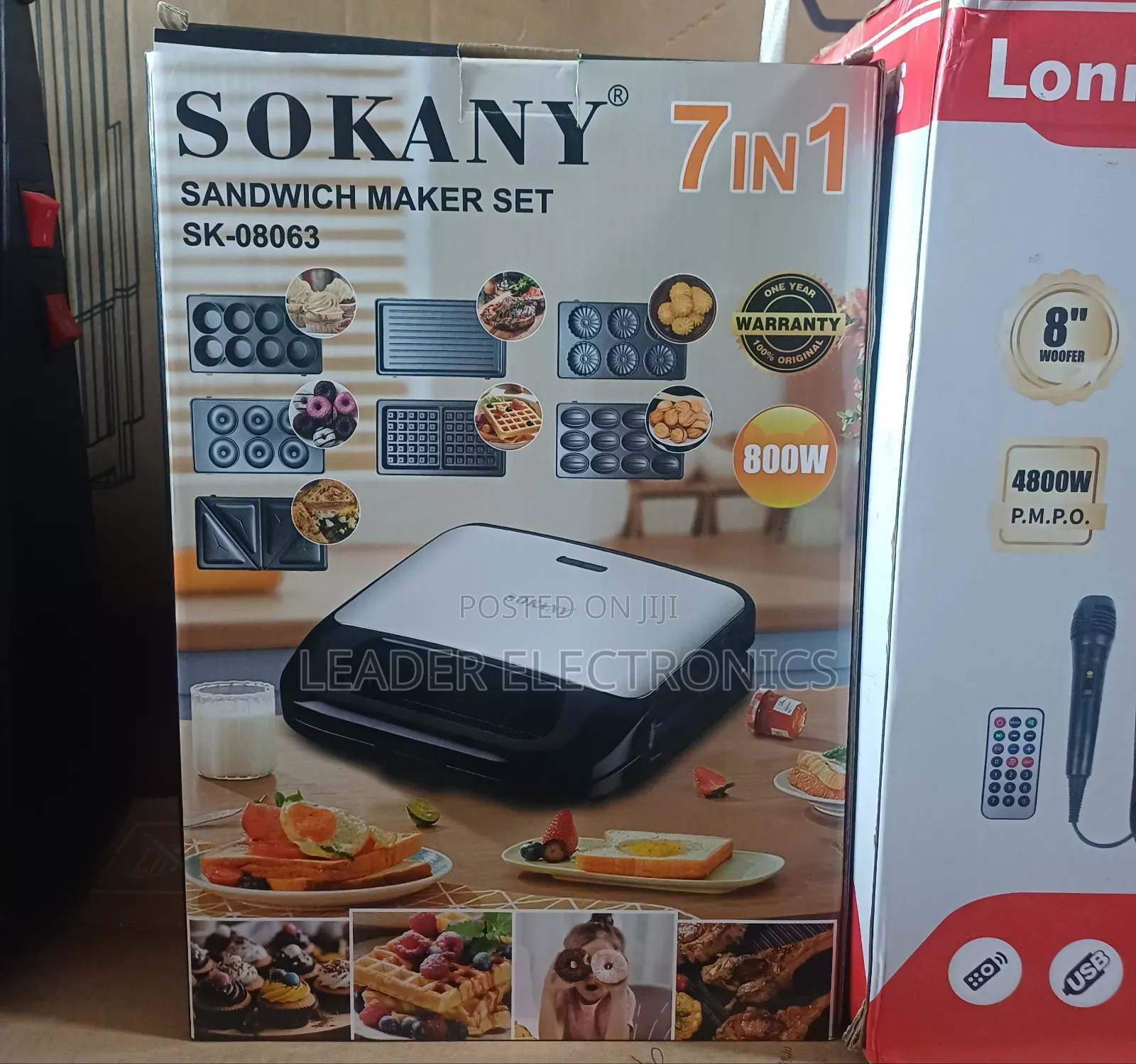 Sokany Sandwich Maker Set 7 in 1 – Grill, Toast, Waffle More in One