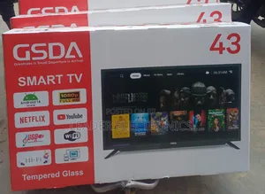 Gsda TV 43" Smart Android TV New Arrival Double Glass TV
