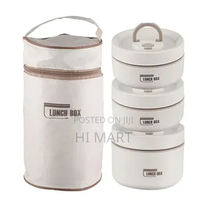 3pcs Portable Insulated Lunch Box