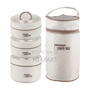 3pcs Portable Insulated Lunch Box