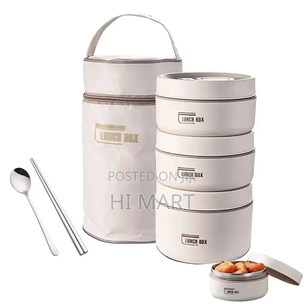 3pcs Portable Insulated Lunch Box