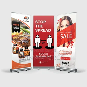 Roll Up Banner With Free a Design