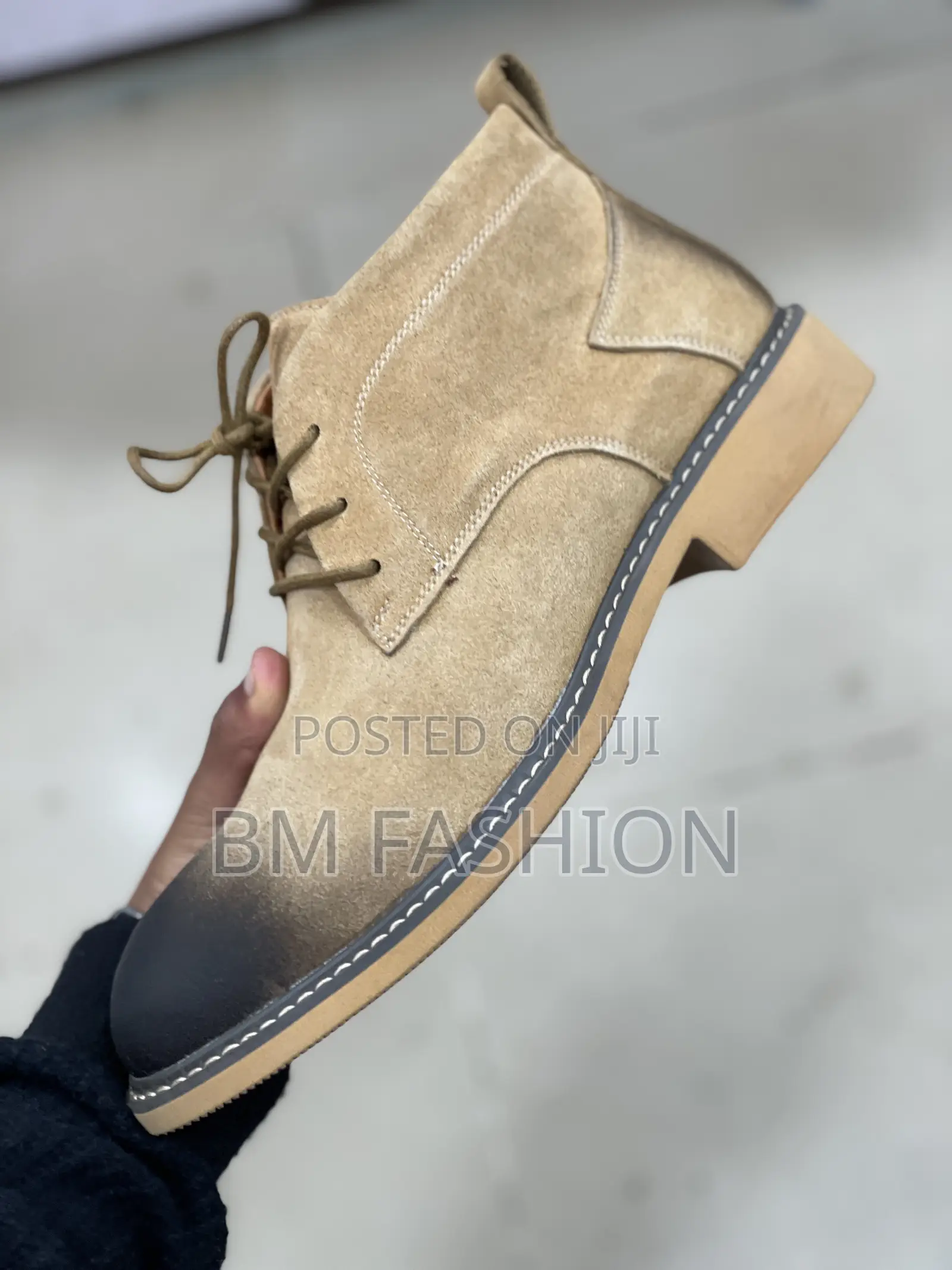 Chelsea Boots Khaki X Black Suede