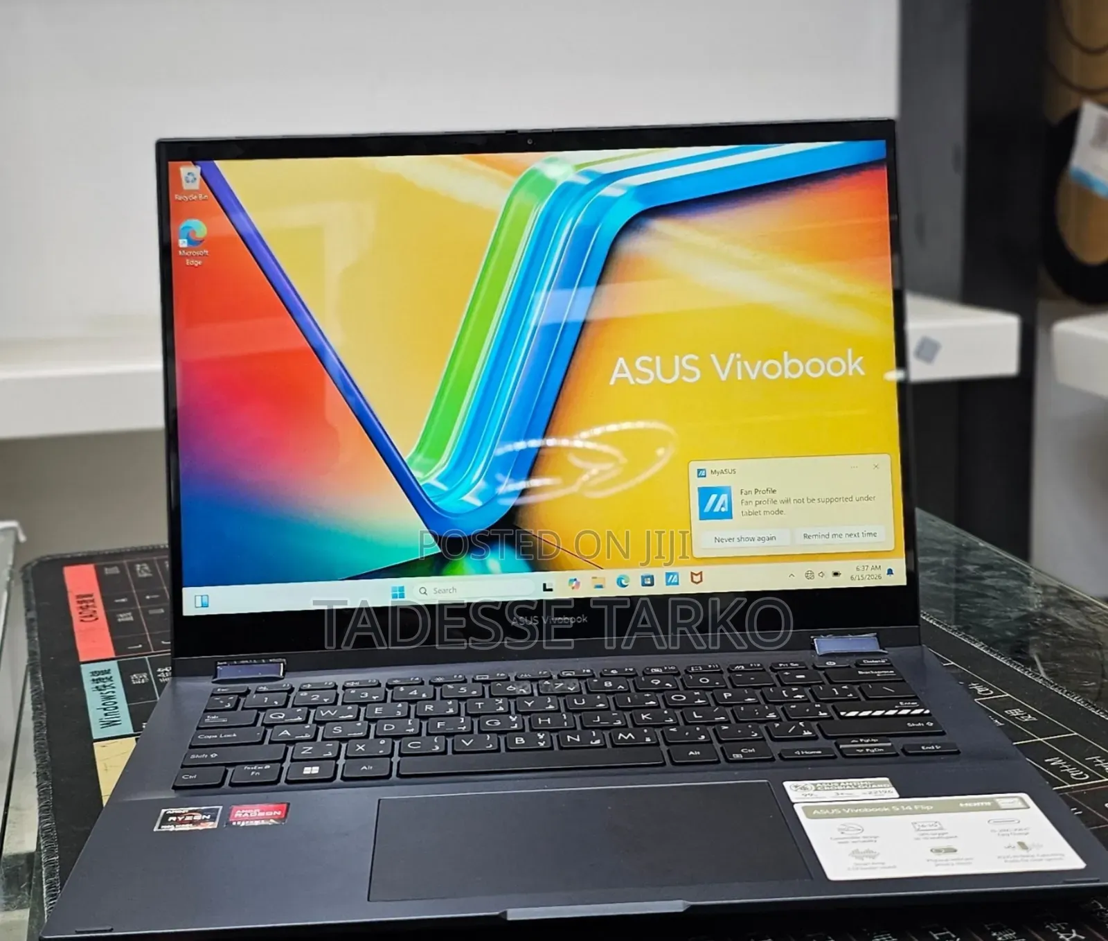 New Laptop Asus Vivobook 14 16GB AMD Ryzen 7 SSD 1T