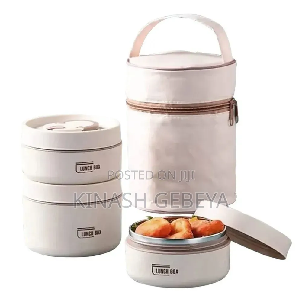 3pcs Portable Insulated Lunch Box